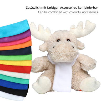 Élan en peluche Caro 15 cm - Crème