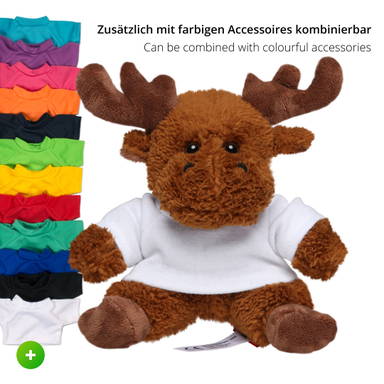 Élan en peluche Caro 15 cm - Brun