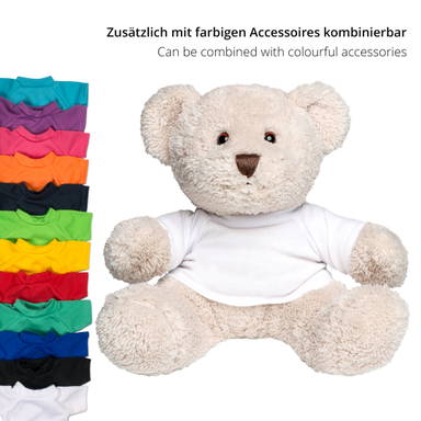 Ours en peluche Monika 20 cm - Crème