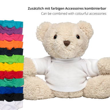Ours en peluche Merle 15 cm - Crème