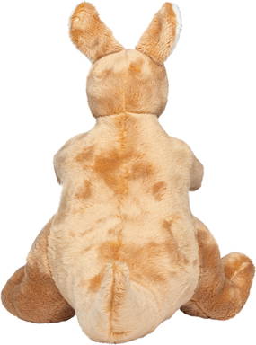 Pluche kangoeroe Horst 20 cm - Light brown