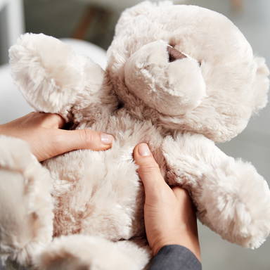 Ours en peluche Kerstin 30 cm - Crème