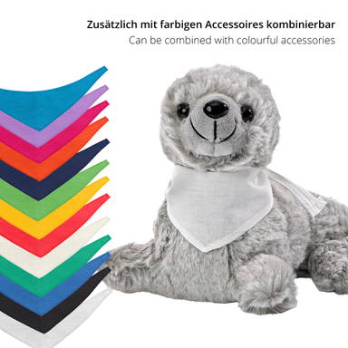 Peluche phoque Selena 20 cm - Gris