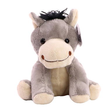 Plüsch-Esel Alex 18 cm - Grau