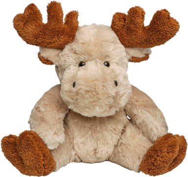 Élan en peluche Anton 30 cm - Brun clair
