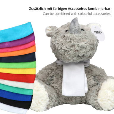 Rhinocéros en peluche Svea 20 cm - Gris