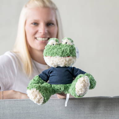 Grenouille en peluche Torge 20 cm - Vert