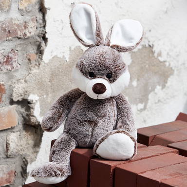 Plush rabbit Clemens 35 cm - Brown