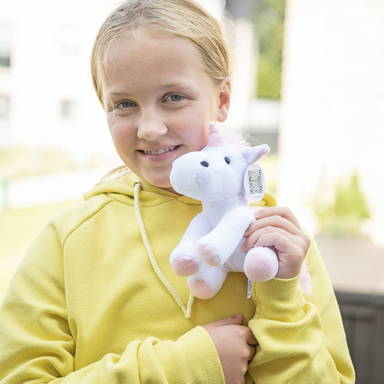 Plüsch Einhorn Conny 18 cm - Weiß