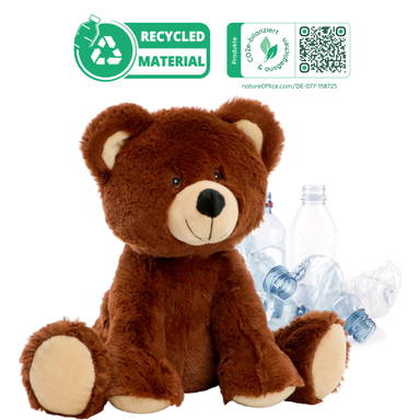 Plush Bear RecycleBear - Brown