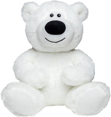 Ours polaire en peluche RecycleBear Ice 23 cm - Blanc