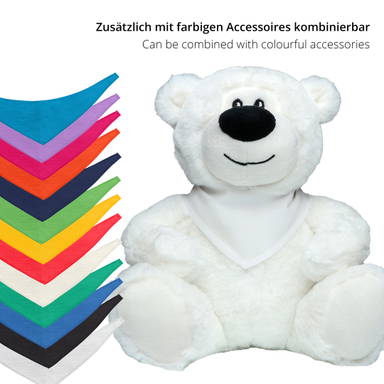 Ours polaire en peluche RecycleBear Ice 23 cm - Blanc