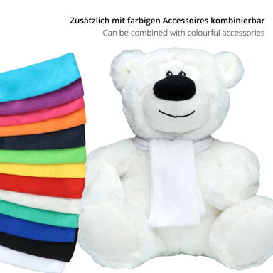 Ours polaire en peluche RecycleBear Ice 23 cm - Blanc