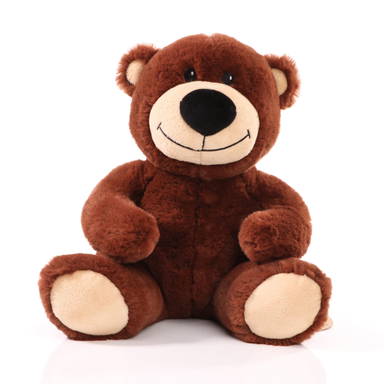 Ours en peluche RecycleBear Nature 24 cm - Brun
