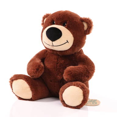 Ours en peluche RecycleBear Nature 24 cm - Brun
