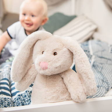 Plush rabbit RecycleRabbit - Cream