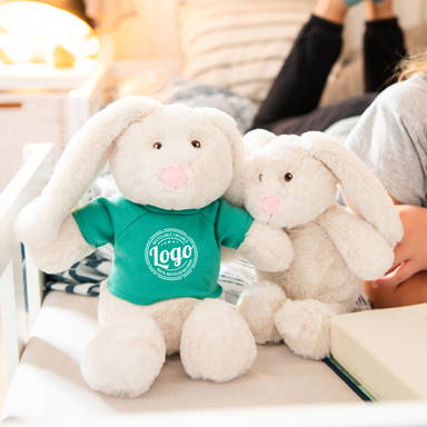 Plush rabbit RecycleRabbit - Cream