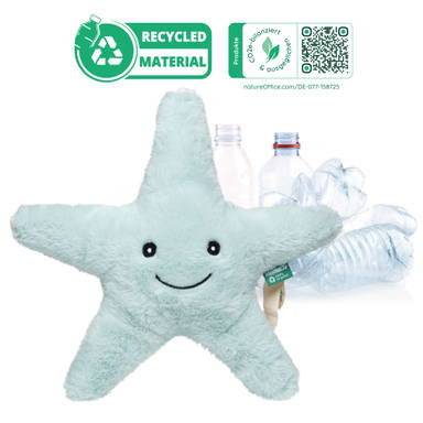 Plush starfish RecycelStarfish 32 cm - Pastel green