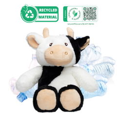 Pluche koe RecycleCow 24 cm