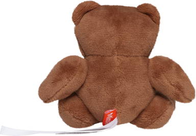 Plush bear Maik 9 cm - Dark brown