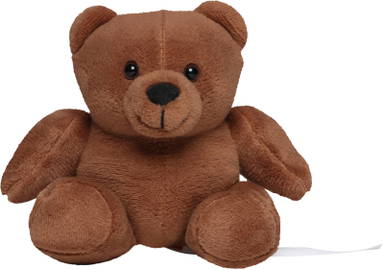 Plush bear Maik 9 cm - Dark brown