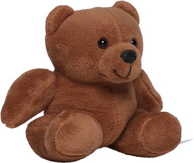 Plush bear Maik 9 cm - Dark brown