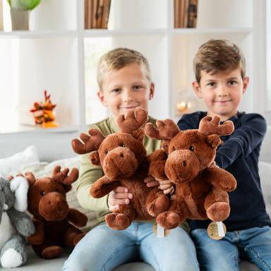 Élan en peluche RecycleMoose 24 cm - Brun
