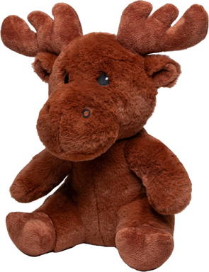 Élan en peluche RecycleMoose 24 cm - Brun
