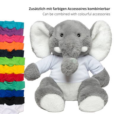 Plüsch-Elefant RecycelElephant 25 cm - Grau