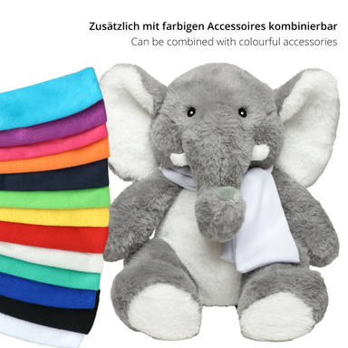 Plüsch-Elefant RecycelElephant 25 cm - Grau