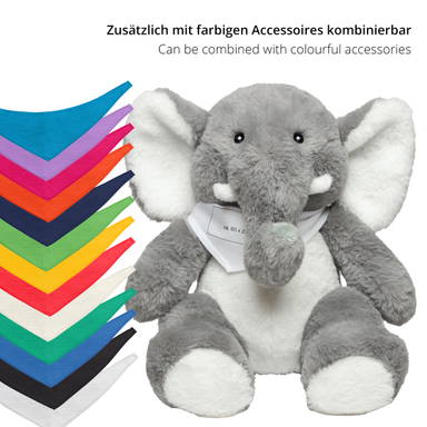 Plüsch-Elefant RecycelElephant 25 cm - Grau