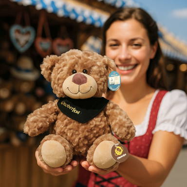 Pluche Oktoberfest™ bière Bodo 25 cm - Beige