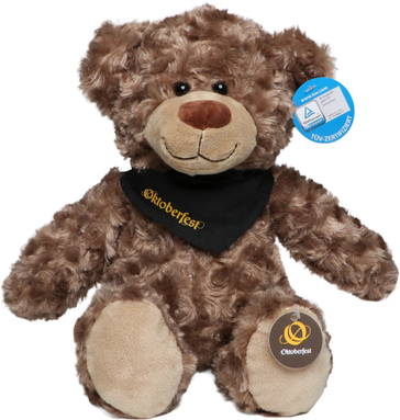 Pluche Oktoberfest™ bière Bodo 25 cm - Beige