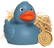 Wheat-PVC mix rubber duck - Blue