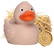 Wheat-PVC mix rubber duck - Rose