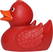 Wheat-PVC mix rubber duck - Red