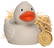 Wheat-PVC mix rubber duck - Nature
