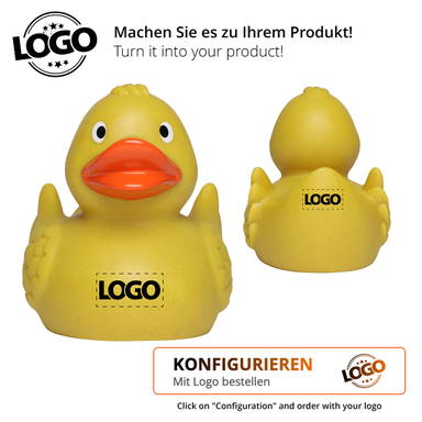 Tarwe-PVC mix badeend - Yellow/orange
