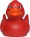 Wheat-PVC mix rubber duck - Red