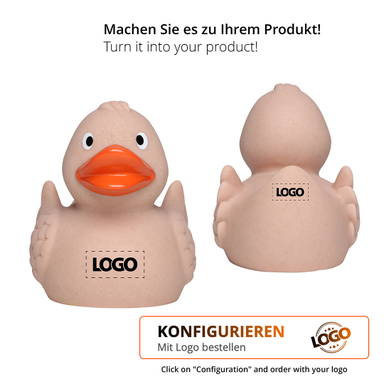 Tarwe-PVC mix badeend - Rose