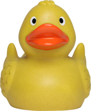 Tarwe-PVC mix badeend - Yellow/orange