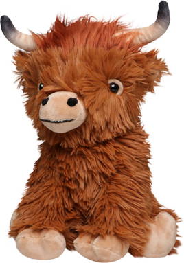 Plush Scottish Highland Cow Bobby 33 cm - Brown
