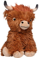Pluche schotse hooglander Bobby 33 cm