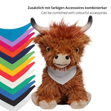 Plush Scottish Highland Cow Bobby 33 cm - Brown