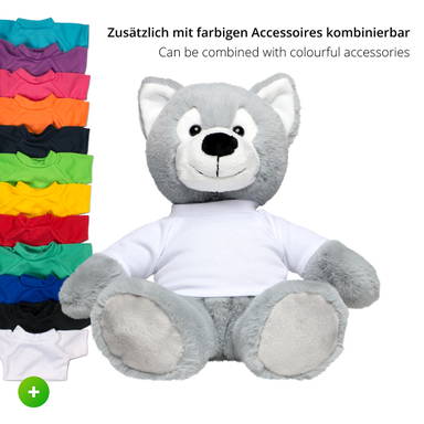 Plush husky Jona 26 cm - Gray