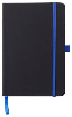 Carnet A5 avec élastique coloré et passant pour stylo - Bleu Cobalt