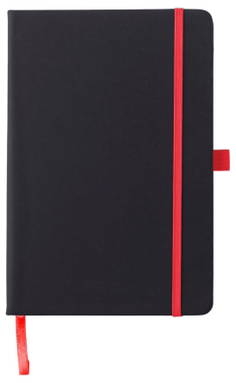 Carnet A5 avec élastique coloré et passant pour stylo - Rouge