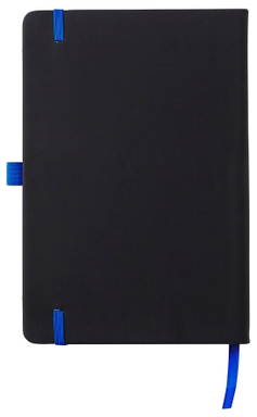 Carnet A5 avec élastique coloré et passant pour stylo - Bleu Cobalt