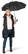 Fare Regular Fashion paraplu 1115 - Black