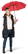 Fare Regular Fashion paraplu 1115 - Red